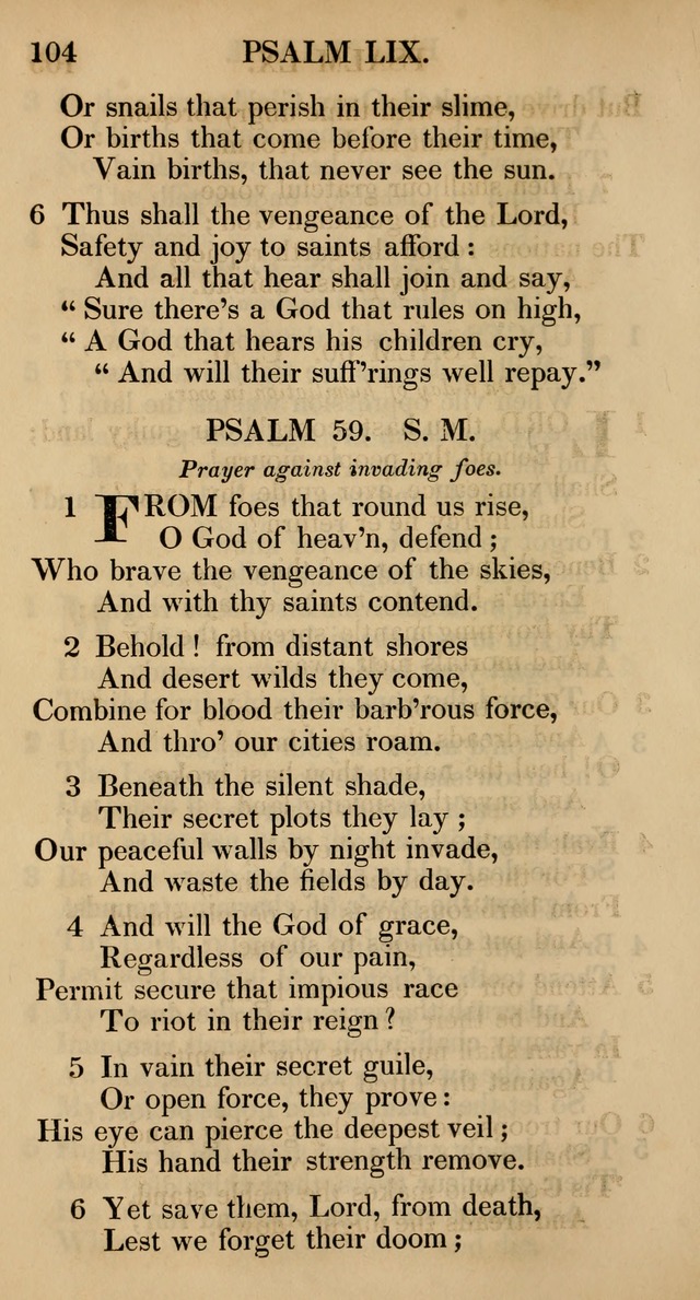 The Psalms and Hymns, with the Catechism, Confession of Faith, and Liturgy, of the Reformed Dutch Church in North America page 106