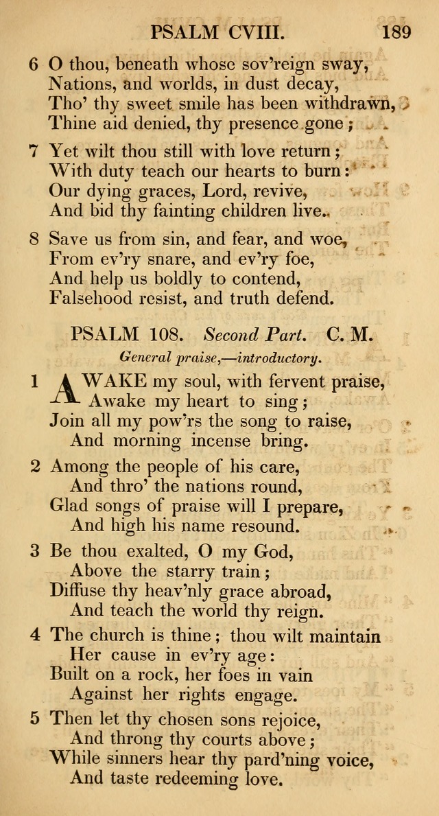The Psalms and Hymns, with the Catechism, Confession of Faith, and Liturgy, of the Reformed Dutch Church in North America page 191