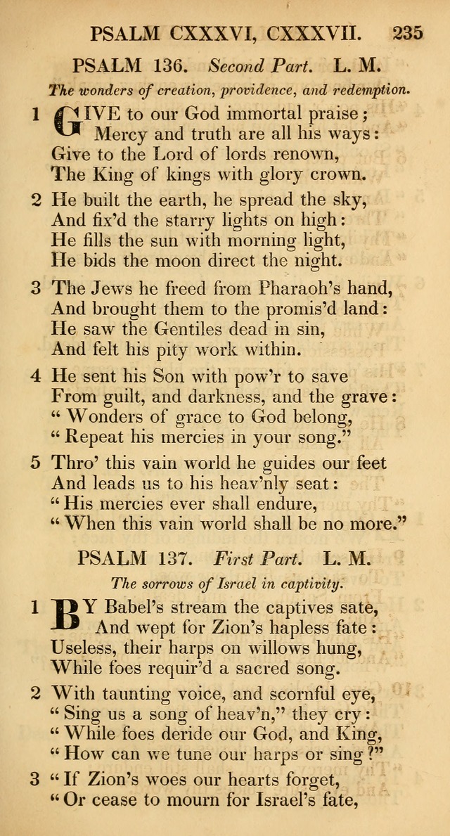The Psalms and Hymns, with the Catechism, Confession of Faith, and Liturgy, of the Reformed Dutch Church in North America page 237
