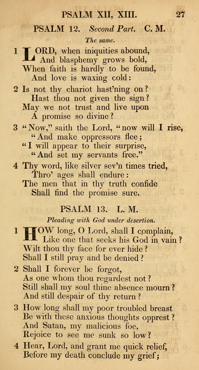 The Psalms and Hymns, with the Catechism, Confession of Faith, and Liturgy, of the Reformed Dutch Church in North America page 29