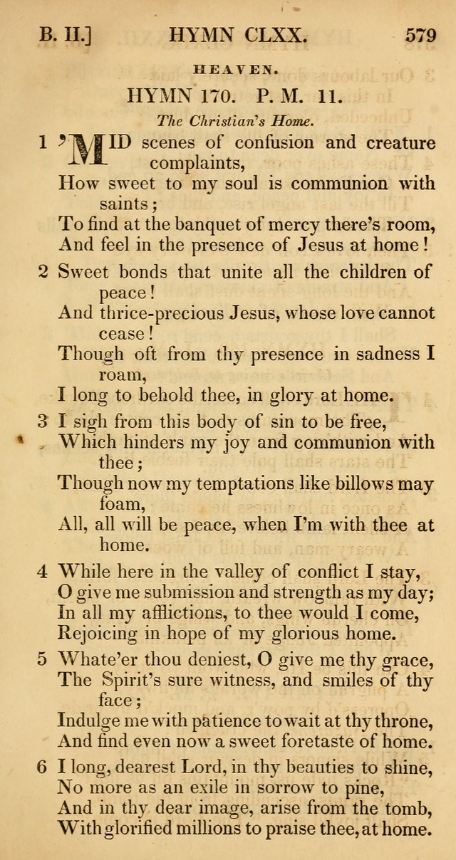 The Psalms and Hymns, with the Catechism, Confession of Faith, and Liturgy, of the Reformed Dutch Church in North America page 581