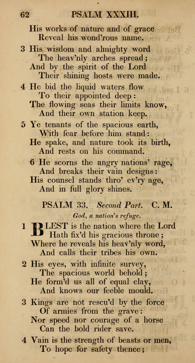 The Psalms and Hymns, with the Catechism, Confession of Faith, and Liturgy, of the Reformed Dutch Church in North America page 64