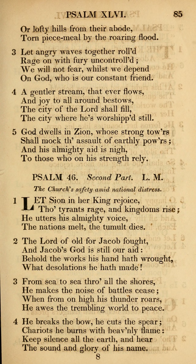 The Psalms and Hymns, with the Catechism, Confession of Faith, and Liturgy, of the Reformed Dutch Church in North America page 87