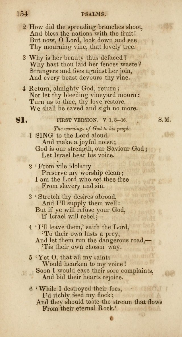 Psalms and Hymns, for Christian Use and Worship page 165