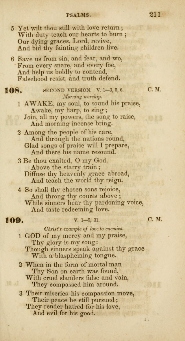 Psalms and Hymns, for Christian Use and Worship page 222