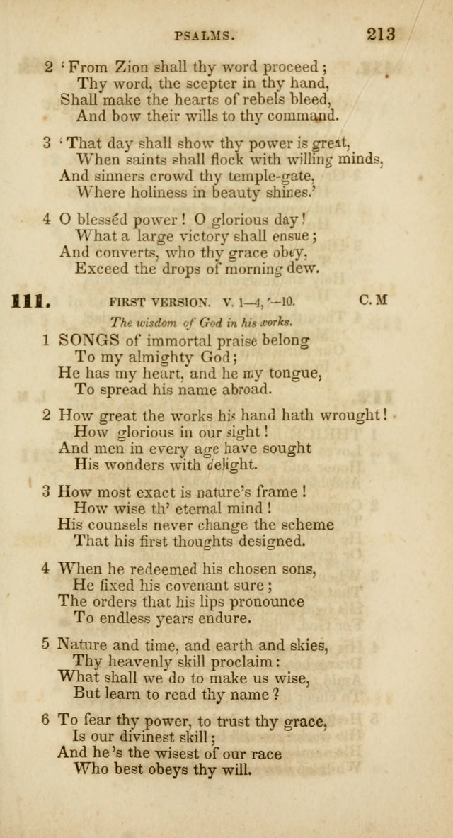 Psalms and Hymns, for Christian Use and Worship page 224