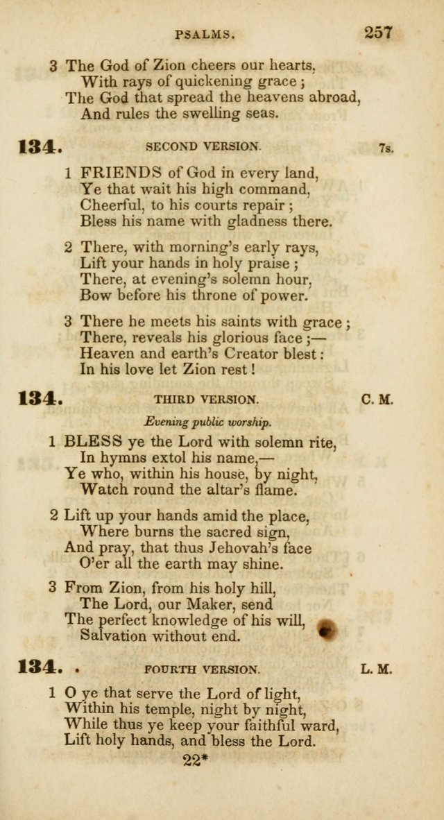 Psalms and Hymns, for Christian Use and Worship page 268