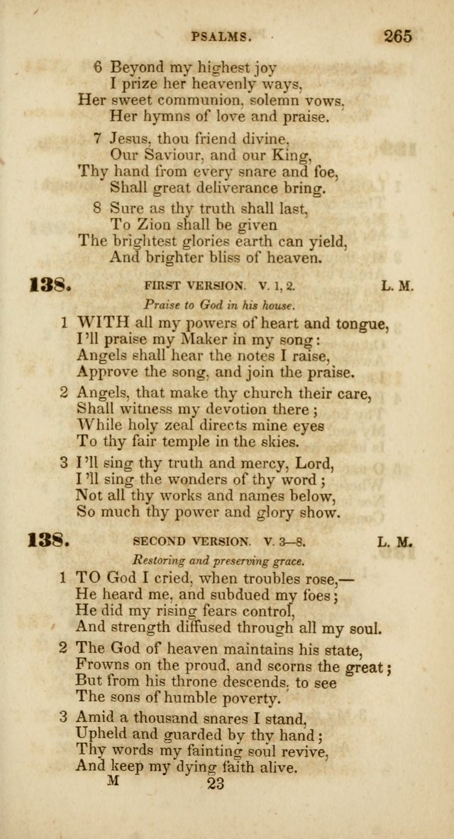 Psalms and Hymns, for Christian Use and Worship page 276