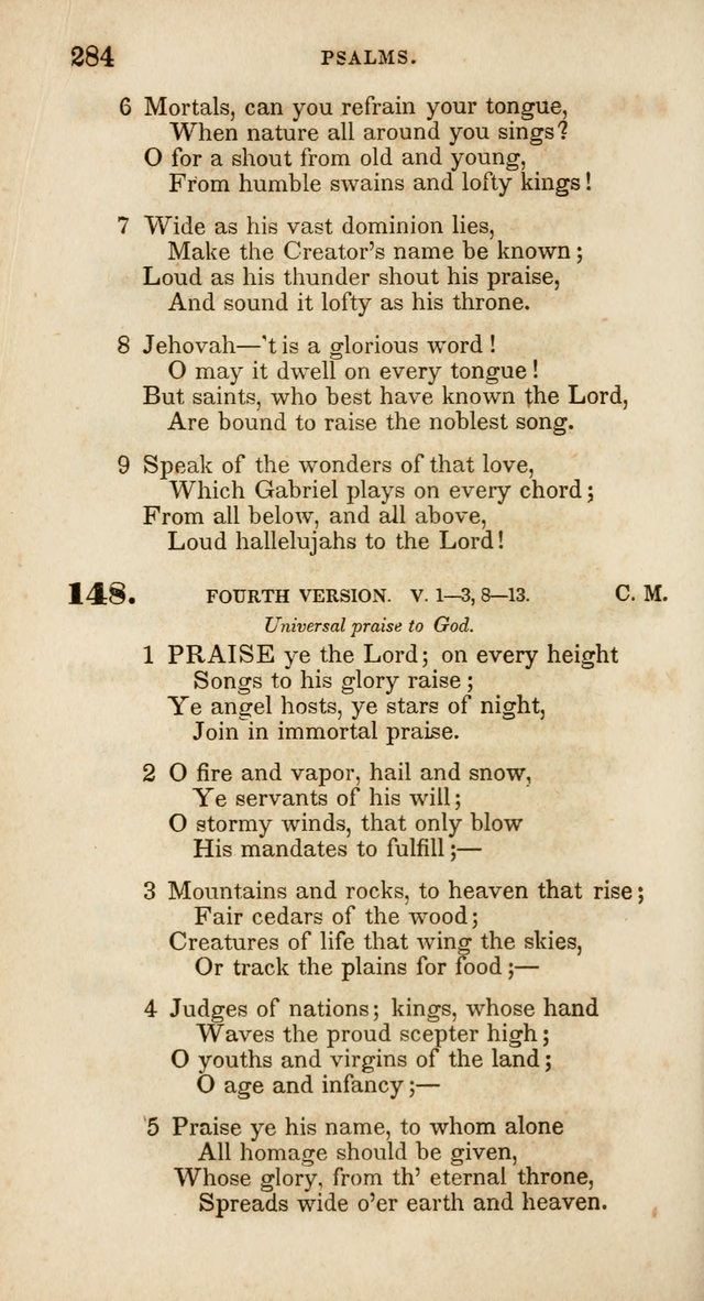 Psalms and Hymns, for Christian Use and Worship page 295