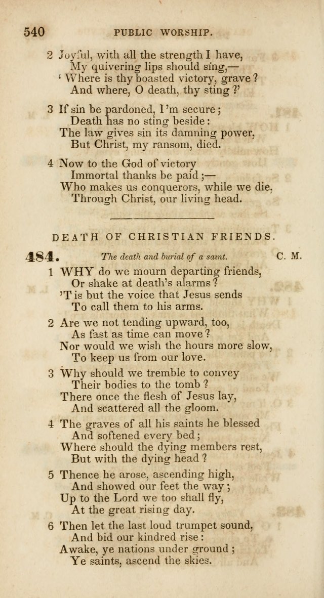 Psalms and Hymns, for Christian Use and Worship page 551