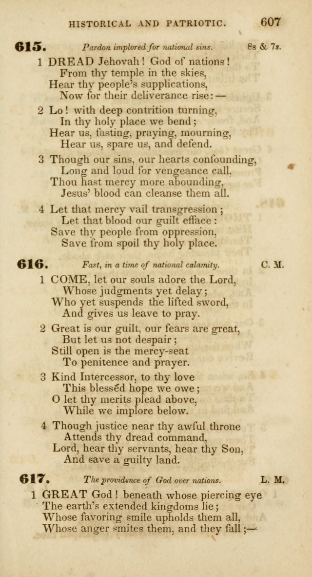 Psalms and Hymns, for Christian Use and Worship page 618