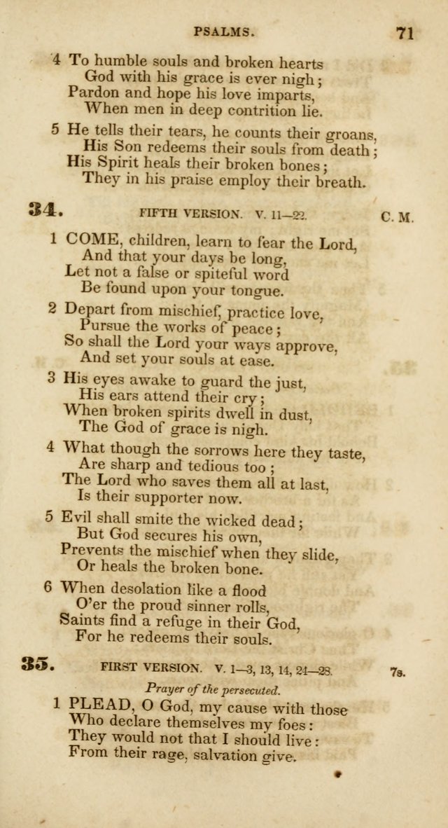 Psalms and Hymns, for Christian Use and Worship page 82