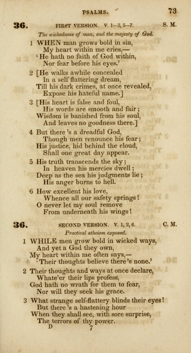 Psalms and Hymns, for Christian Use and Worship page 84