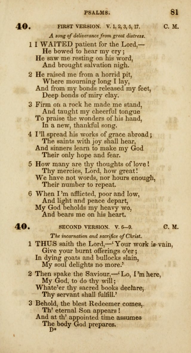Psalms and Hymns, for Christian Use and Worship page 92