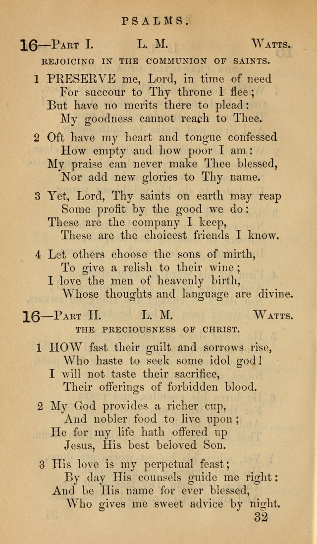 The Psalms and Hymns, with the Doctrinal Standards and Liturgy of the Reformed Protestant Dutch Church in North America page 1066