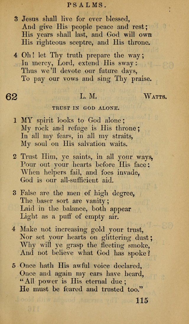The Psalms and Hymns, with the Doctrinal Standards and Liturgy of the Reformed Protestant Dutch Church in North America page 123