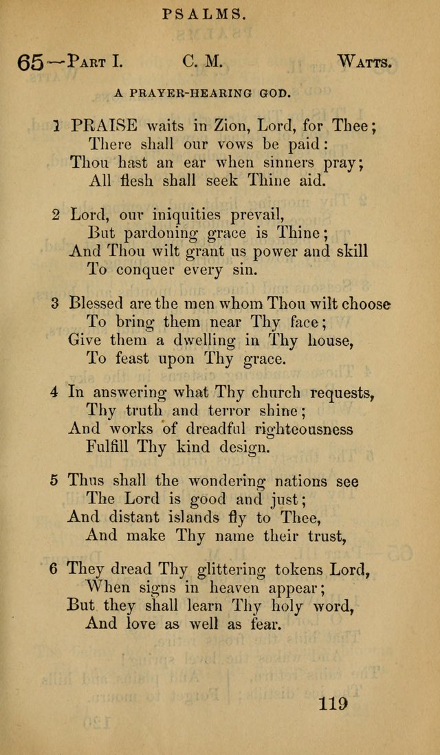 The Psalms and Hymns, with the Doctrinal Standards and Liturgy of the Reformed Protestant Dutch Church in North America page 127