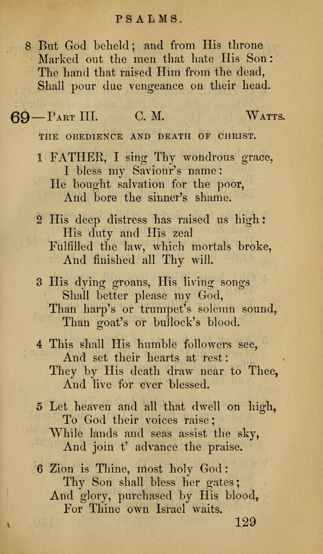 The Psalms and Hymns, with the Doctrinal Standards and Liturgy of the Reformed Protestant Dutch Church in North America page 137