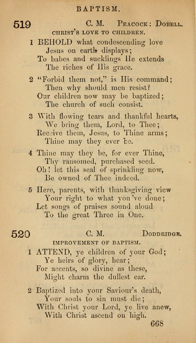 The Psalms and Hymns, with the Doctrinal Standards and Liturgy of the Reformed Protestant Dutch Church in North America page 1702