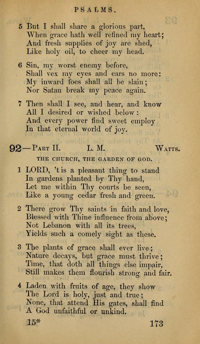 The Psalms and Hymns, with the Doctrinal Standards and Liturgy of the Reformed Protestant Dutch Church in North America page 181