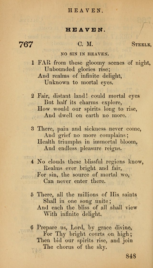 The Psalms and Hymns, with the Doctrinal Standards and Liturgy of the Reformed Protestant Dutch Church in North America page 1882