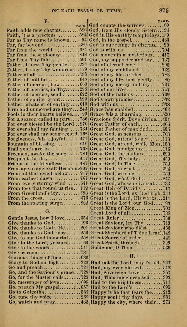 The Psalms and Hymns, with the Doctrinal Standards and Liturgy of the Reformed Protestant Dutch Church in North America page 1909