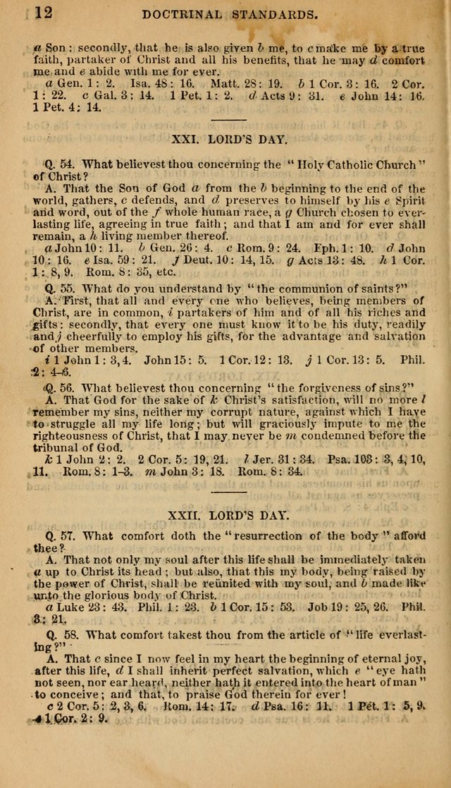 The Psalms and Hymns, with the Doctrinal Standards and Liturgy of the Reformed Protestant Dutch Church in North America page 1930