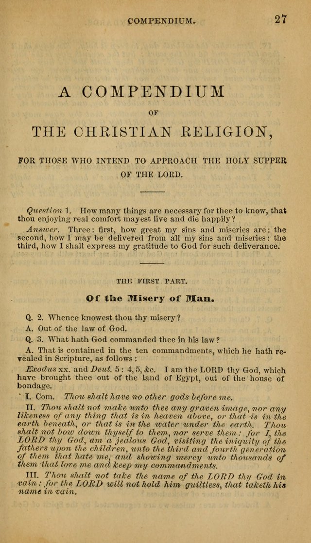 The Psalms and Hymns, with the Doctrinal Standards and Liturgy of the Reformed Protestant Dutch Church in North America page 1945