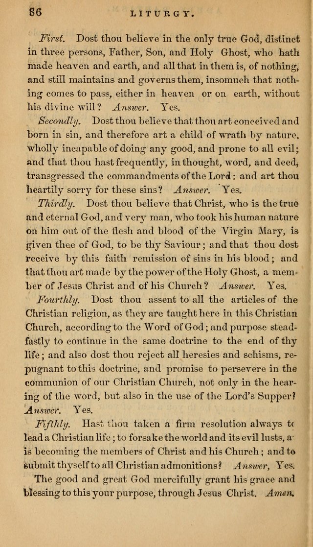 The Psalms and Hymns, with the Doctrinal Standards and Liturgy of the Reformed Protestant Dutch Church in North America page 2004