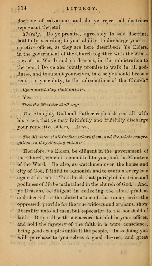 The Psalms and Hymns, with the Doctrinal Standards and Liturgy of the Reformed Protestant Dutch Church in North America page 2032