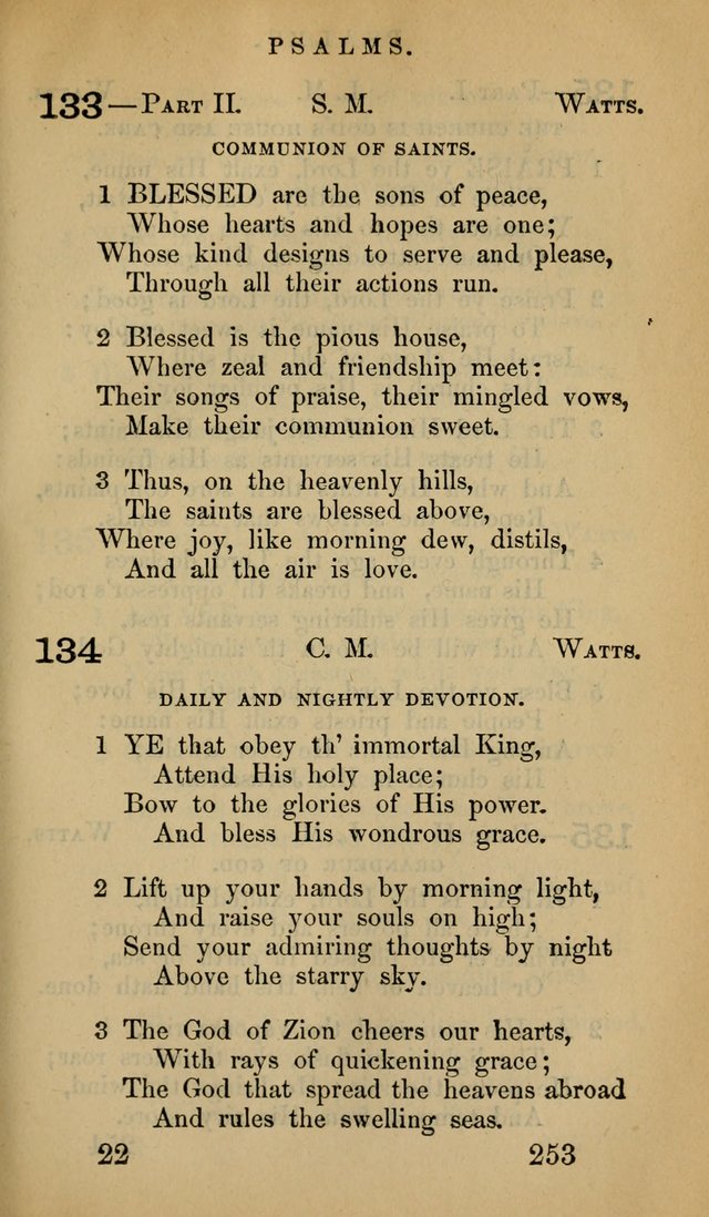 The Psalms and Hymns, with the Doctrinal Standards and Liturgy of the Reformed Protestant Dutch Church in North America page 261