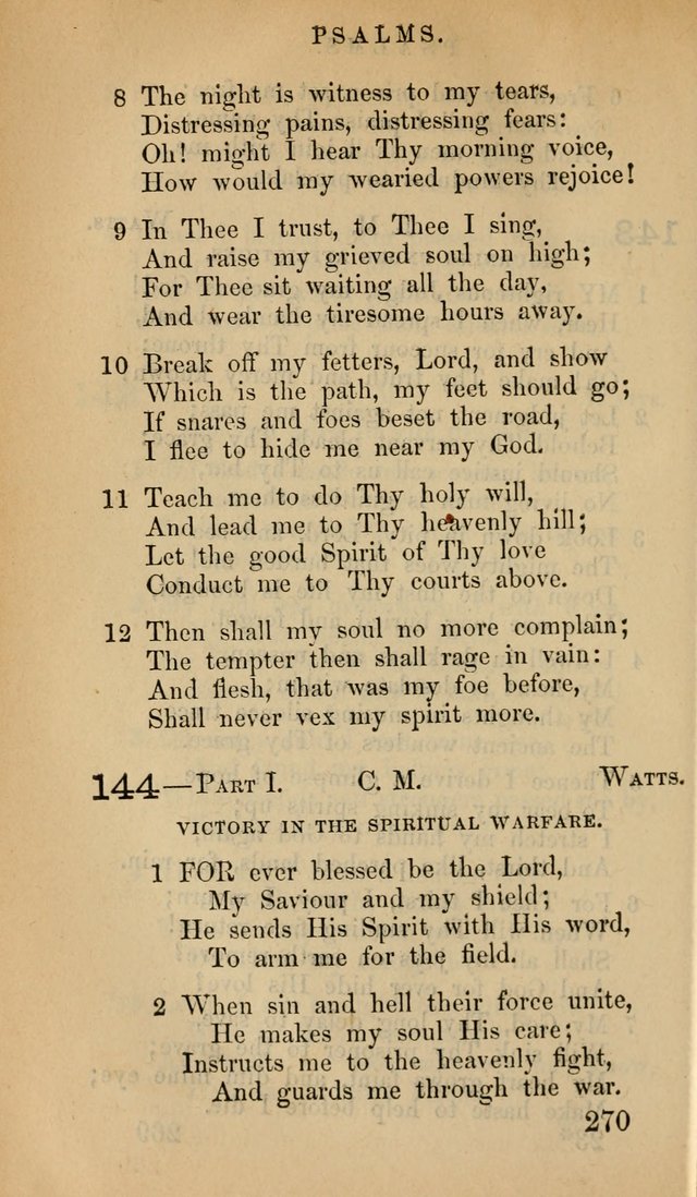 The Psalms and Hymns, with the Doctrinal Standards and Liturgy of the Reformed Protestant Dutch Church in North America page 278