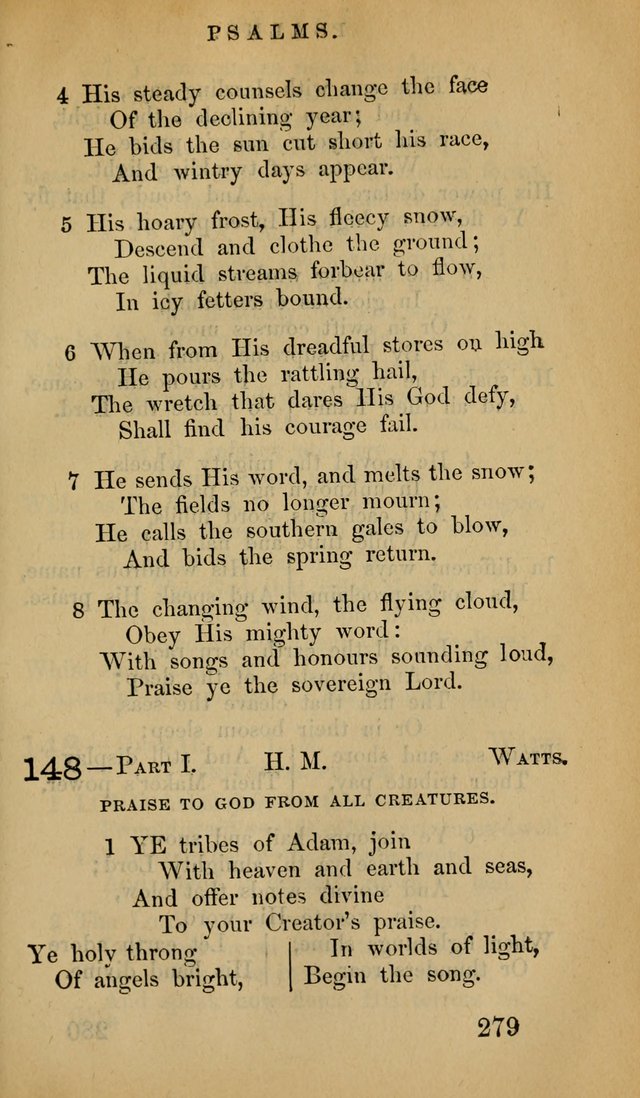 The Psalms and Hymns, with the Doctrinal Standards and Liturgy of the Reformed Protestant Dutch Church in North America page 287