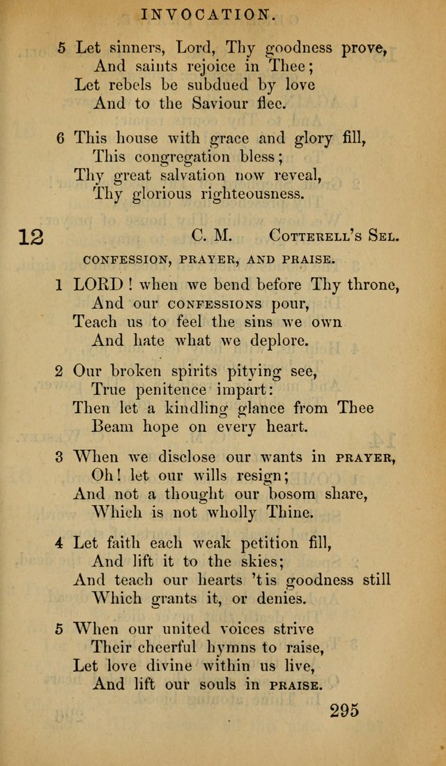 The Psalms and Hymns, with the Doctrinal Standards and Liturgy of the Reformed Protestant Dutch Church in North America page 303