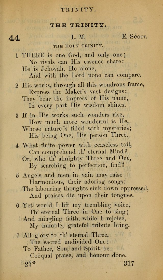 The Psalms and Hymns, with the Doctrinal Standards and Liturgy of the Reformed Protestant Dutch Church in North America page 325