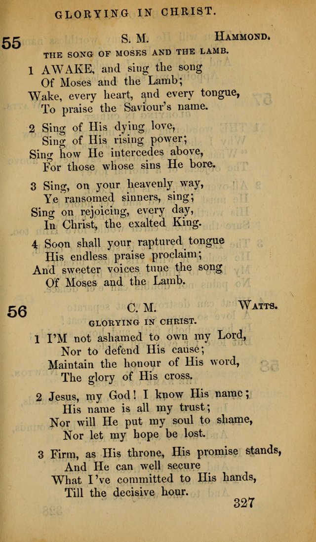 The Psalms and Hymns, with the Doctrinal Standards and Liturgy of the Reformed Protestant Dutch Church in North America page 335
