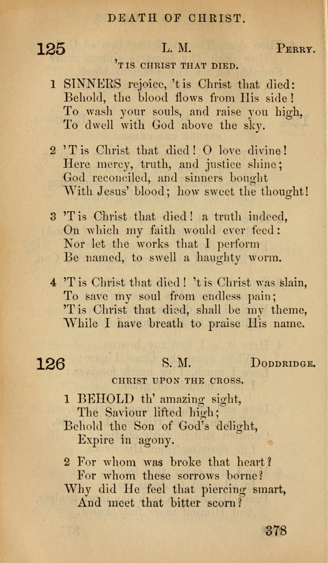 The Psalms and Hymns, with the Doctrinal Standards and Liturgy of the Reformed Protestant Dutch Church in North America page 386