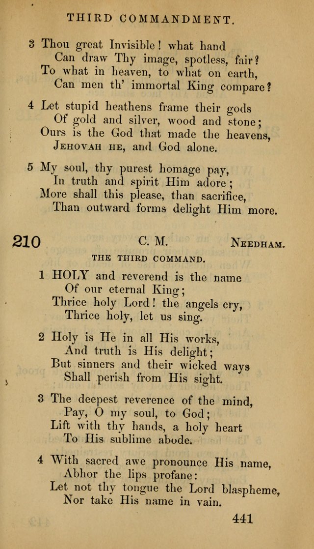 The Psalms and Hymns, with the Doctrinal Standards and Liturgy of the Reformed Protestant Dutch Church in North America page 449