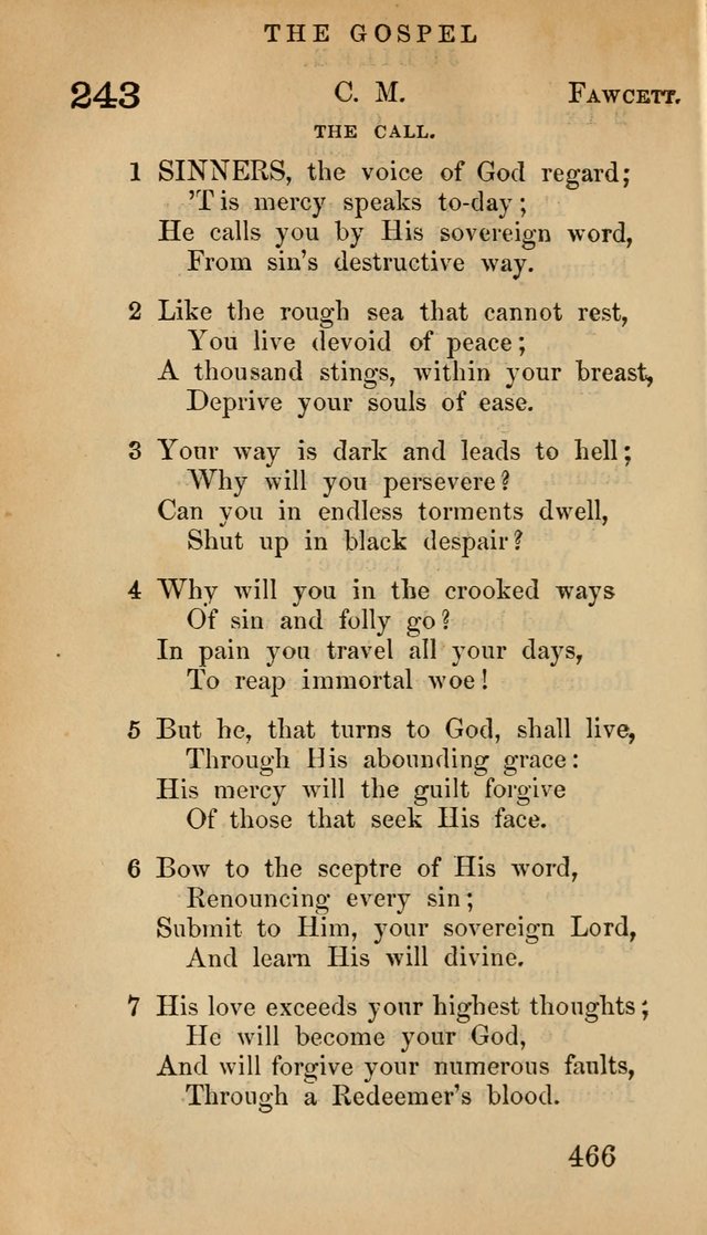 The Psalms and Hymns, with the Doctrinal Standards and Liturgy of the Reformed Protestant Dutch Church in North America page 474