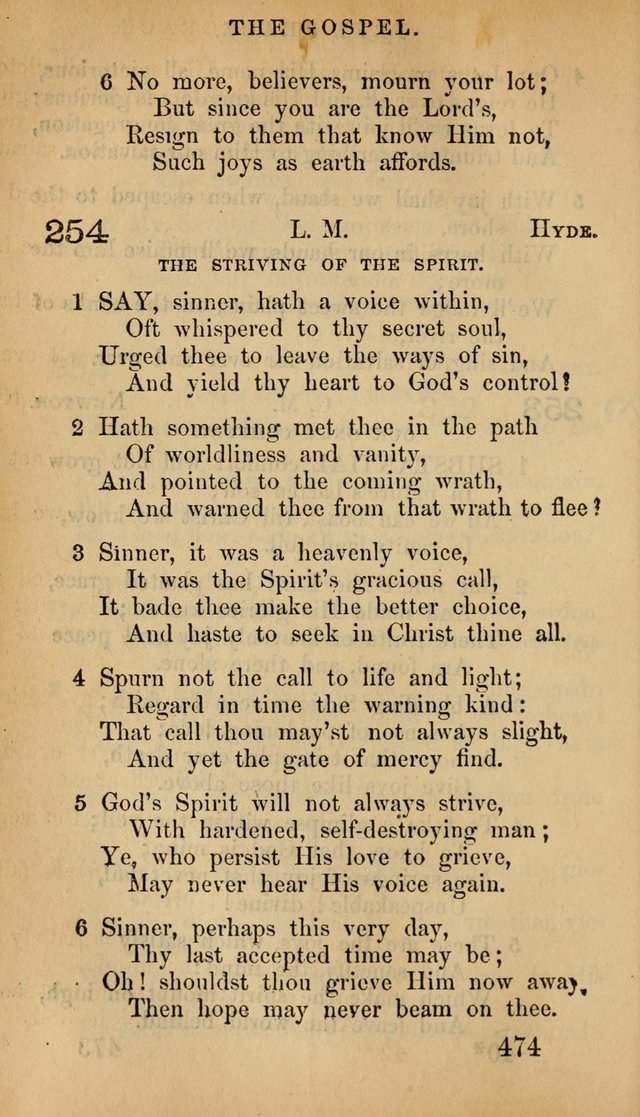 The Psalms and Hymns, with the Doctrinal Standards and Liturgy of the Reformed Protestant Dutch Church in North America page 482