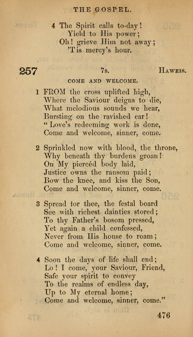 The Psalms and Hymns, with the Doctrinal Standards and Liturgy of the Reformed Protestant Dutch Church in North America page 484