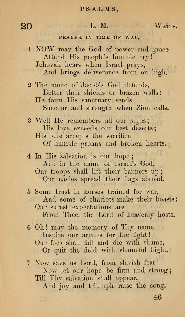 The Psalms and Hymns, with the Doctrinal Standards and Liturgy of the Reformed Protestant Dutch Church in North America page 54