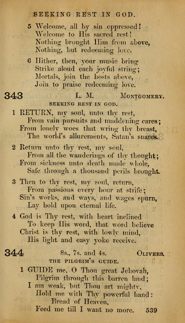 The Psalms and Hymns, with the Doctrinal Standards and Liturgy of the Reformed Protestant Dutch Church in North America page 547