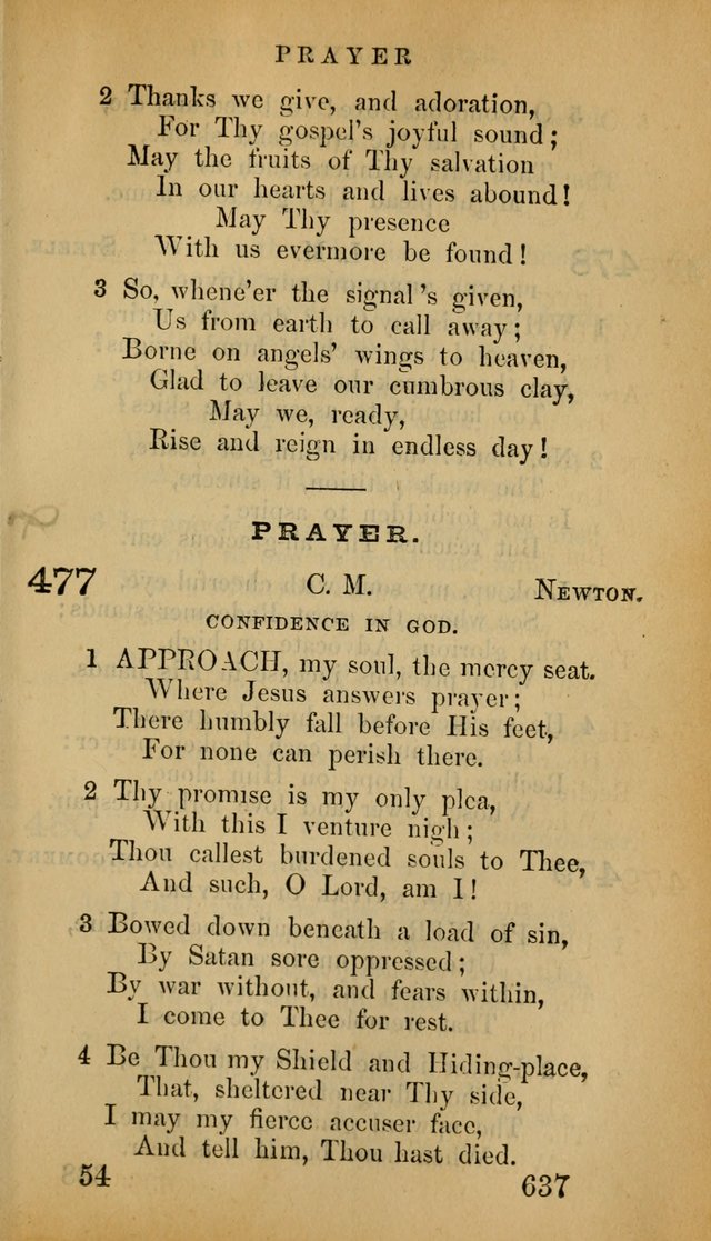 The Psalms and Hymns, with the Doctrinal Standards and Liturgy of the Reformed Protestant Dutch Church in North America page 645