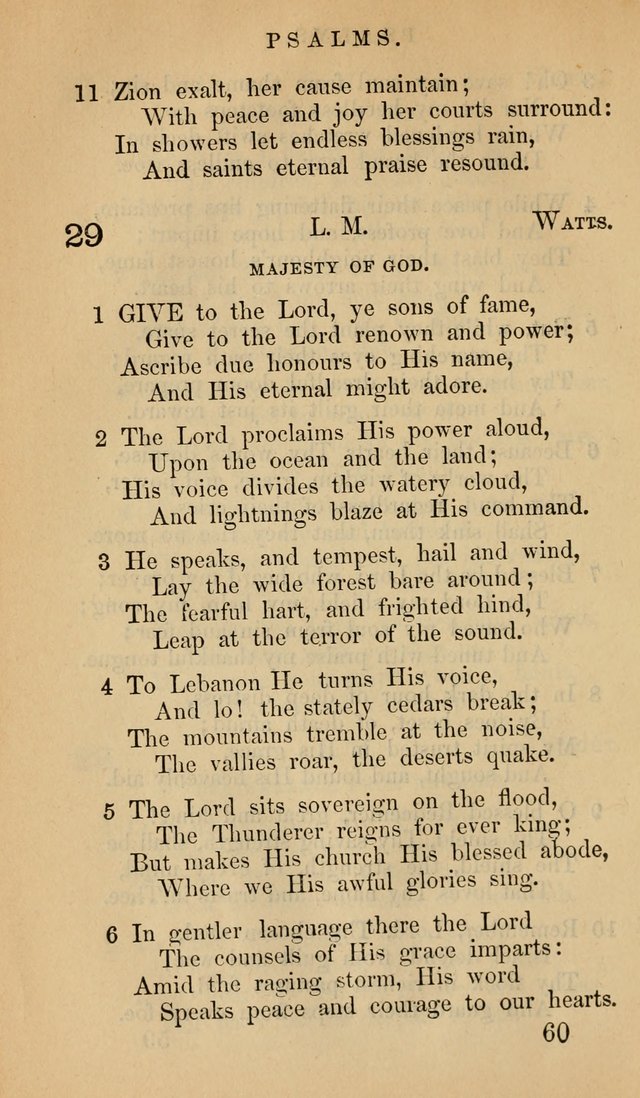 The Psalms and Hymns, with the Doctrinal Standards and Liturgy of the Reformed Protestant Dutch Church in North America page 68