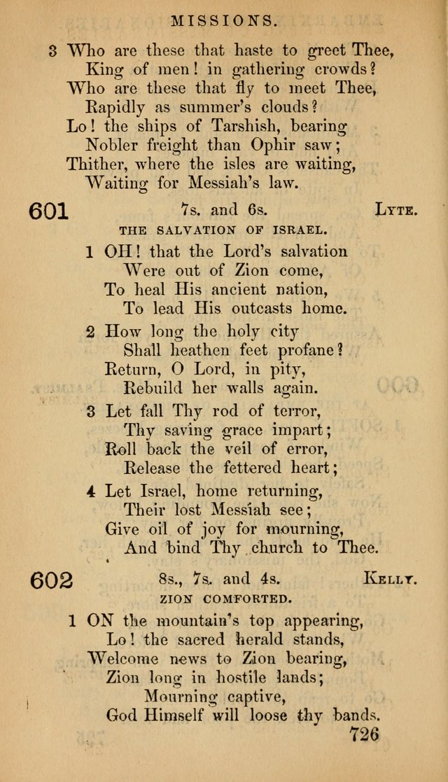 The Psalms and Hymns, with the Doctrinal Standards and Liturgy of the Reformed Protestant Dutch Church in North America page 734