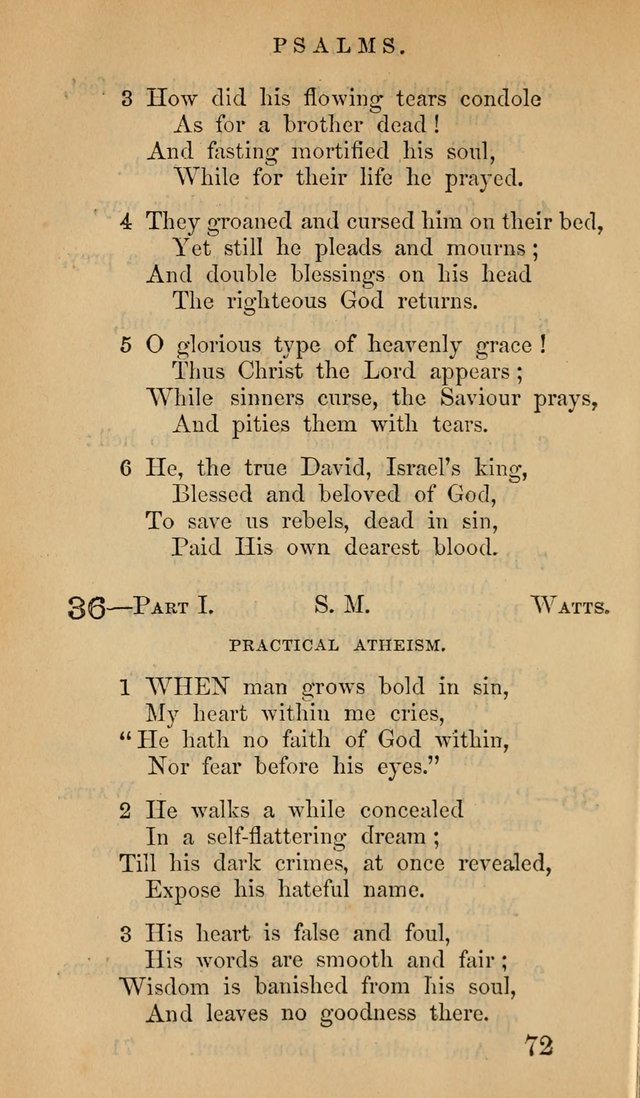 The Psalms and Hymns, with the Doctrinal Standards and Liturgy of the Reformed Protestant Dutch Church in North America page 80