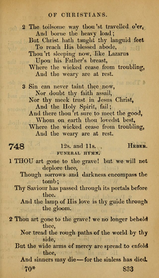 The Psalms and Hymns, with the Doctrinal Standards and Liturgy of the Reformed Protestant Dutch Church in North America page 841