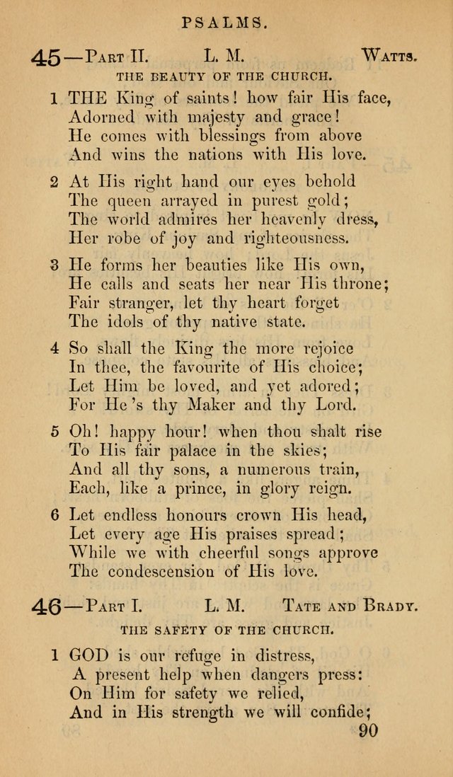 The Psalms and Hymns, with the Doctrinal Standards and Liturgy of the Reformed Protestant Dutch Church in North America page 98