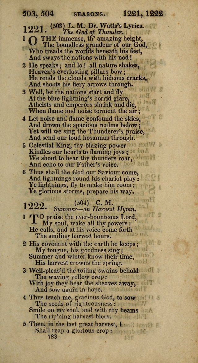 The Psalms and Hymns of Dr. Watts page 773